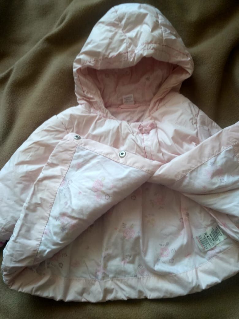 Куртка дитяча рожева Next 6-9 міс