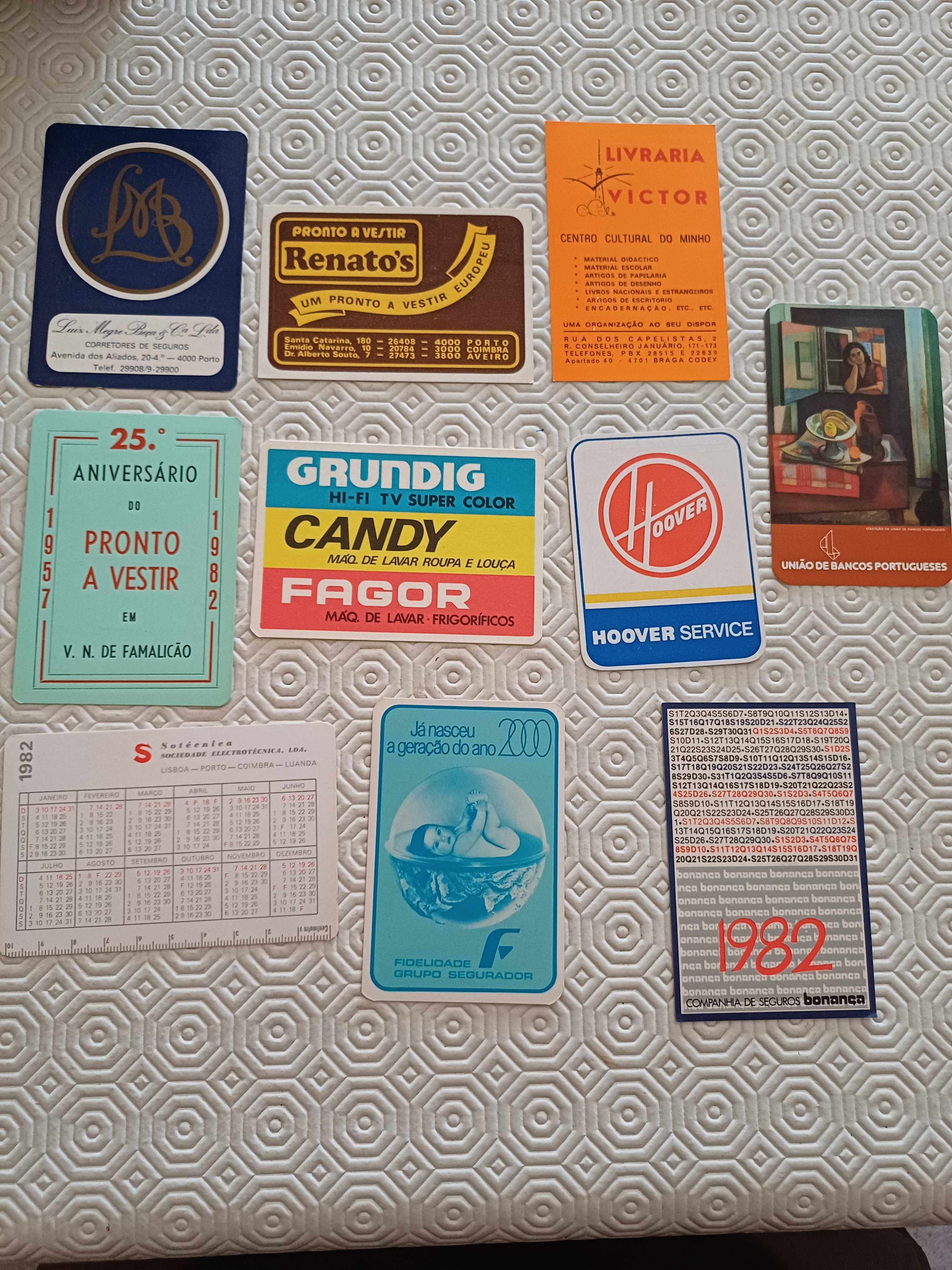 Calendários de 1982