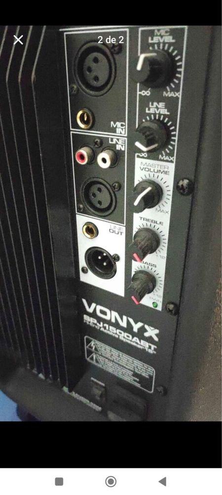 Coluna Vonyx - SPJ1500ATB