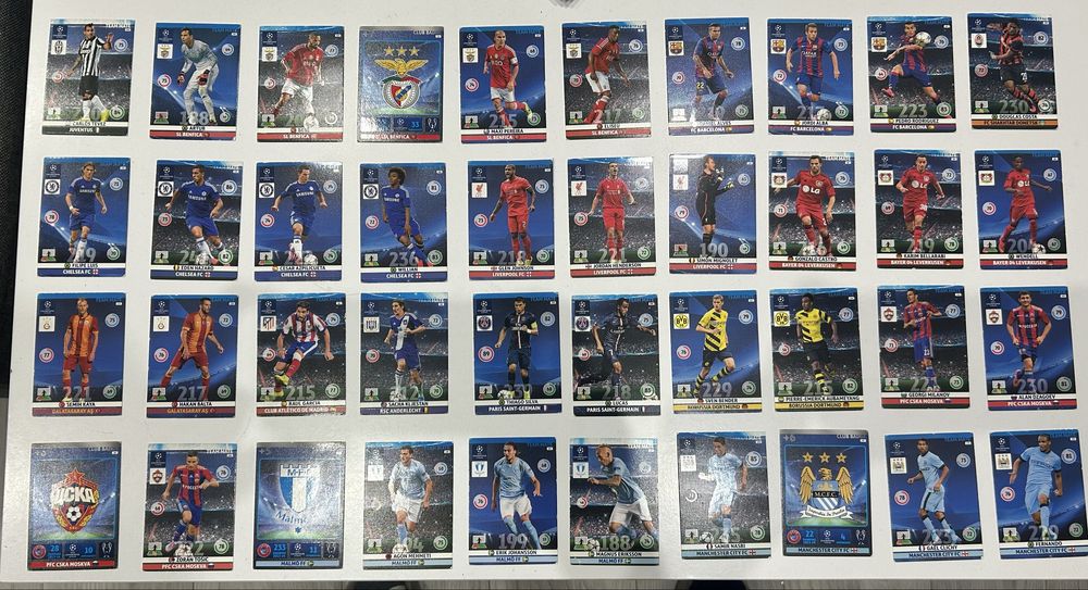 Karty piłkarskie panini cl 2014-15