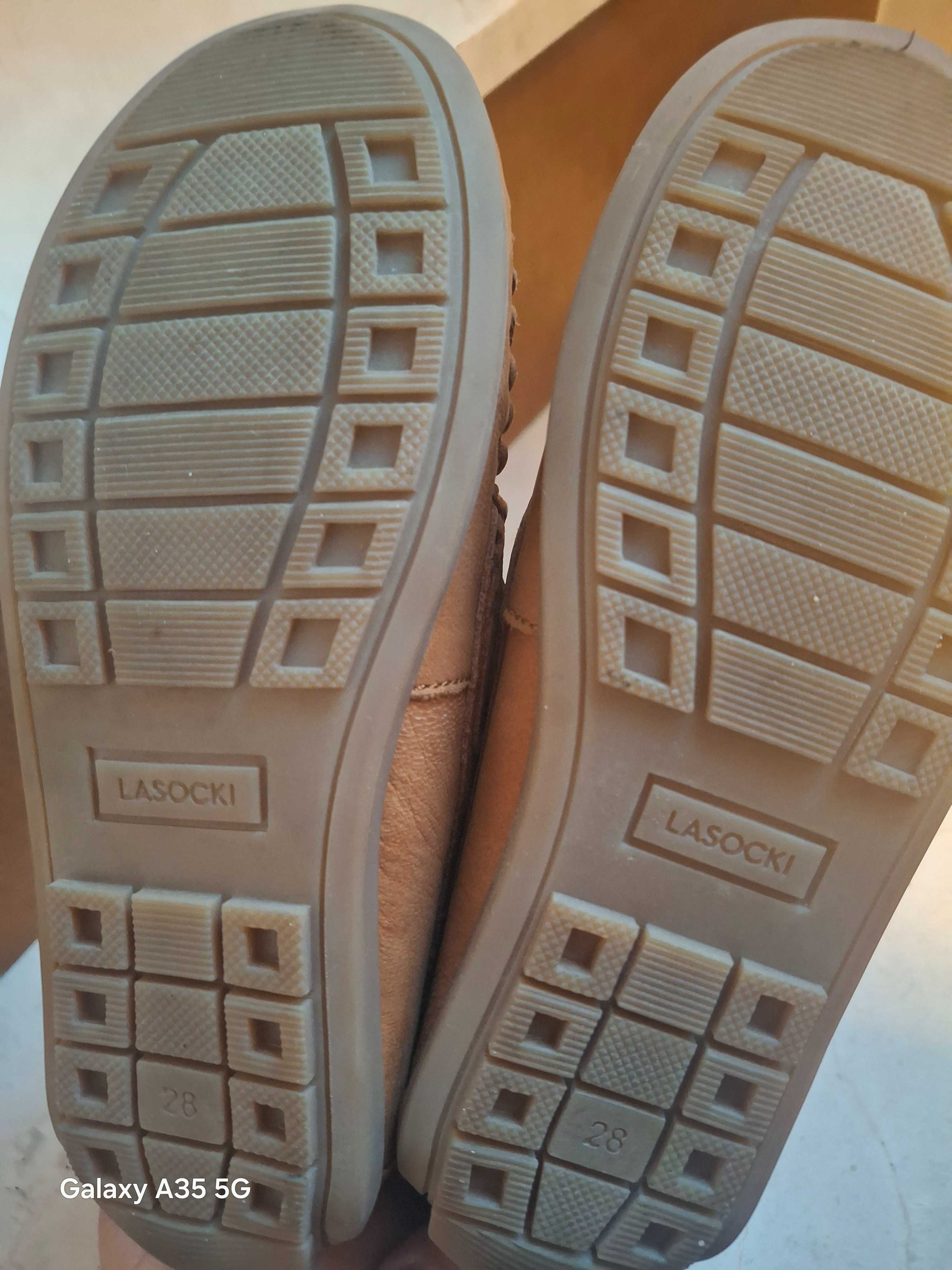 Mokasyny Lasocki r. 28 Nowe