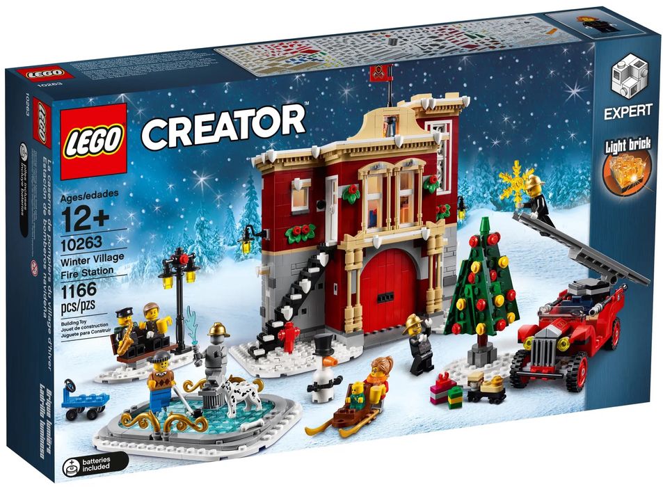 лего Lego creator Новорічна пожежна станція 10263