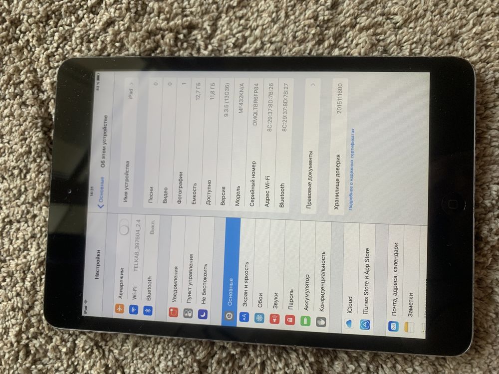 Ipad mini 1  16gb