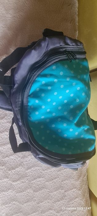 Torba do wózka ciemny szary z morskim