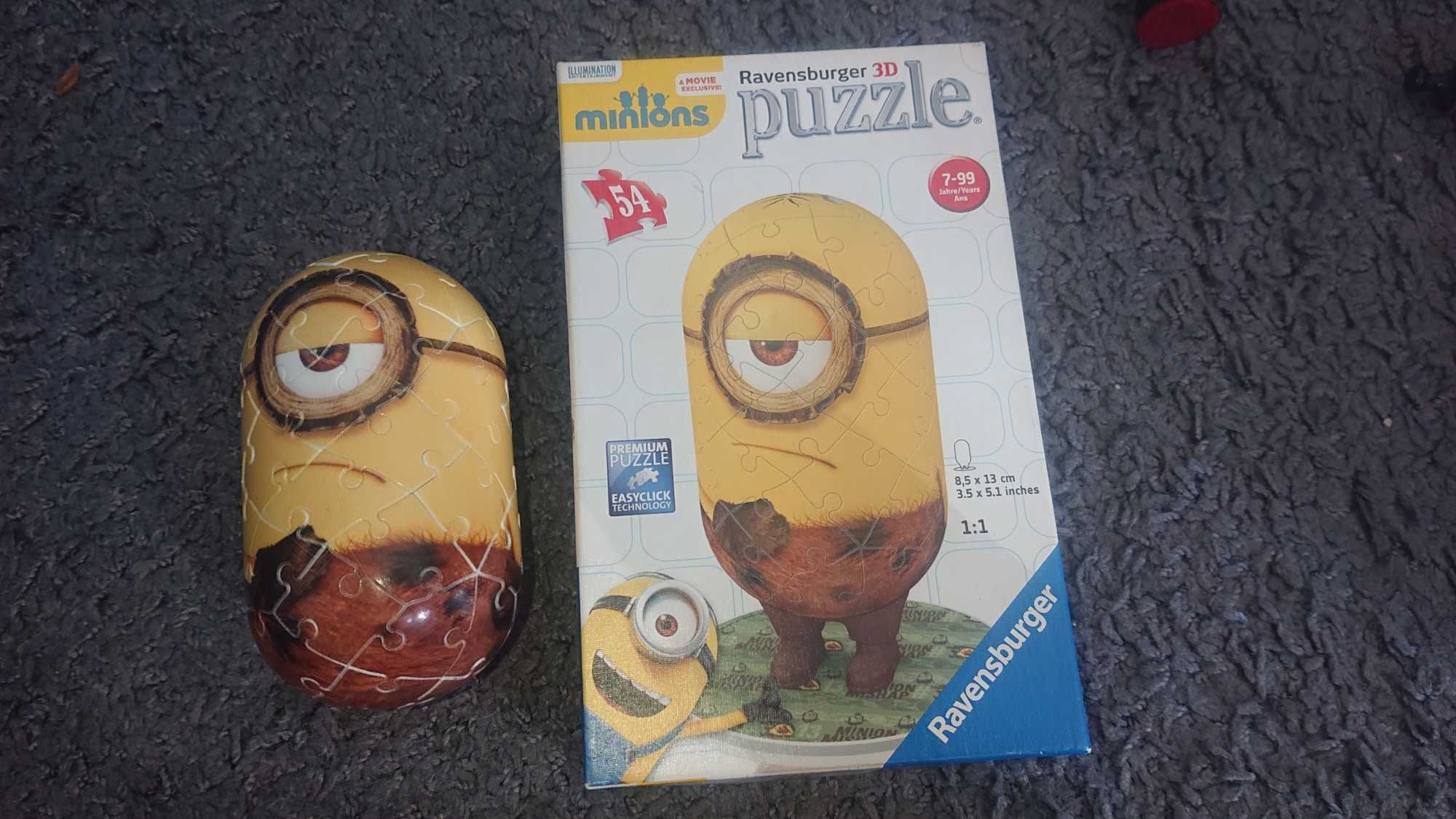 Puzzle 3D / Minionek