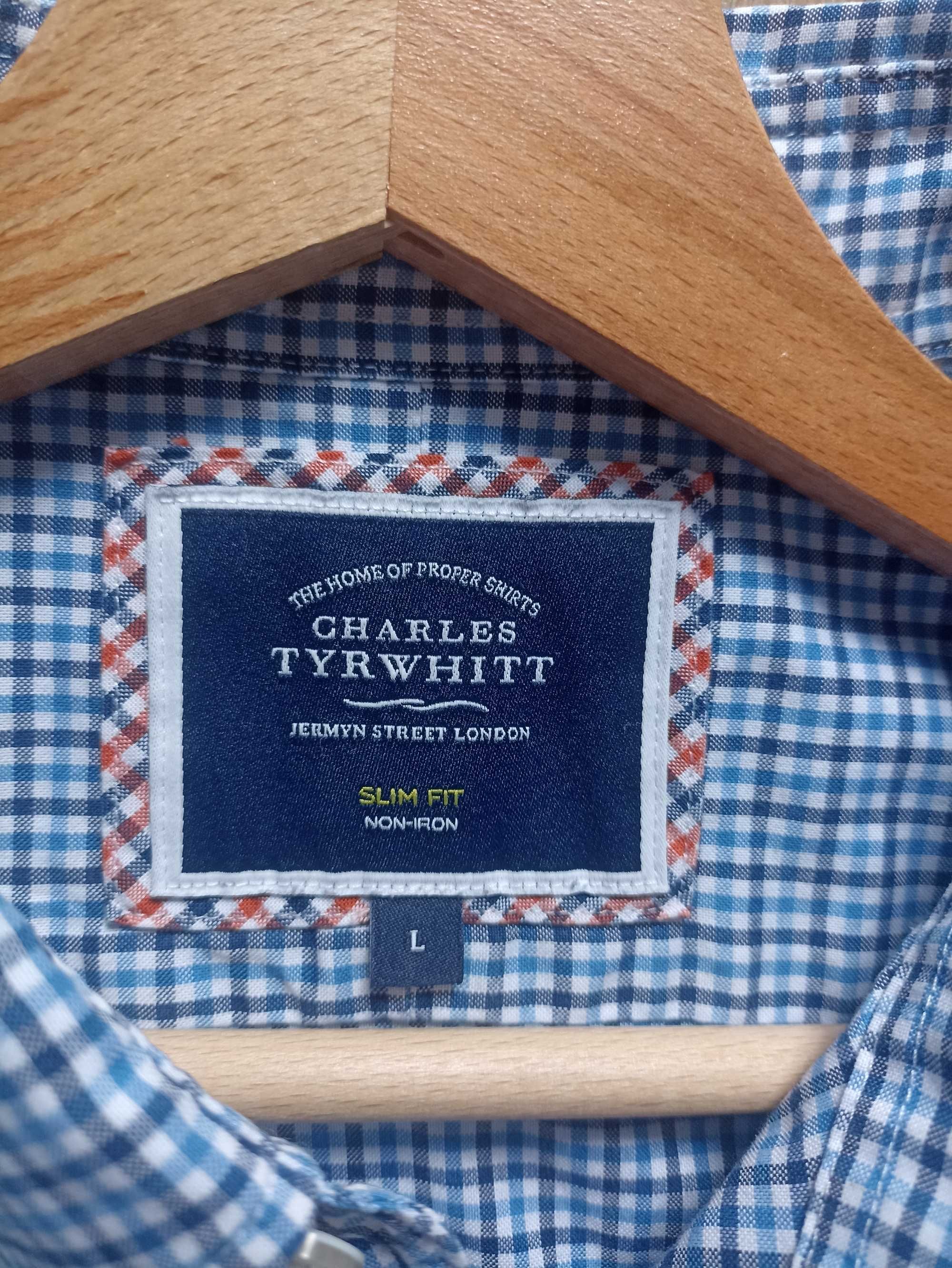 Męska koszula, Charles Tyrwhitt, rozmiar L, nowa bez metki