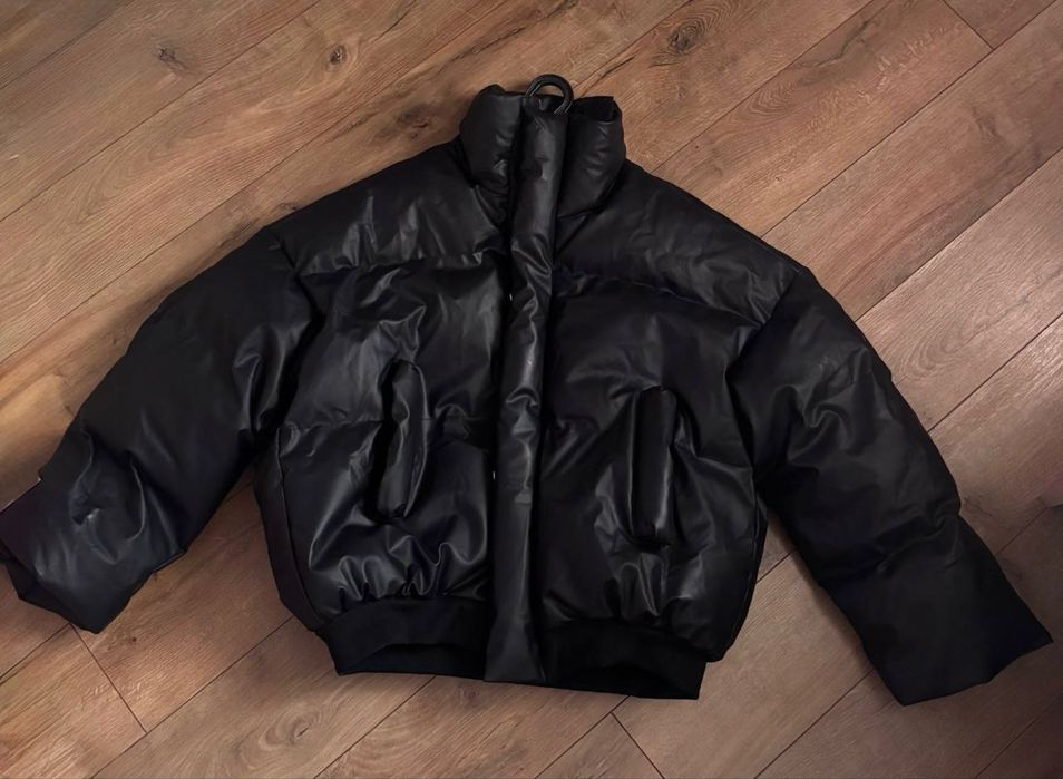 Тепла чорна зимова куртка (чоловіча, жіноча, коротка)