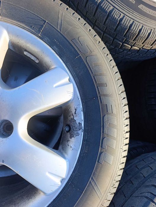 Koła VW T5 T6 FELGI ALUMINIOWE ALUSY 5x120 opony zima2023r. 215/65/16C