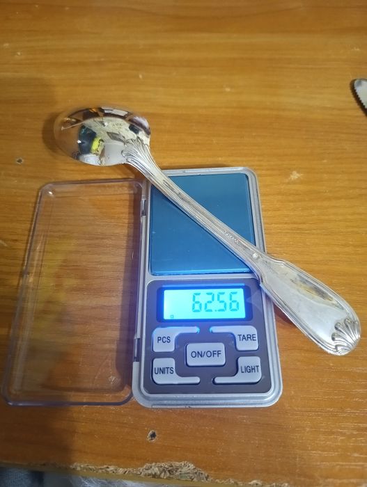 Посріблений набір столових приборів