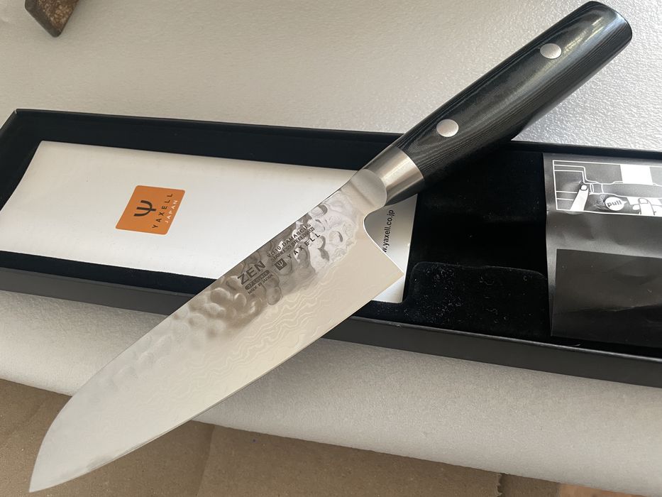 Ніж з дамаської сталі Yaxell , япоська робота в мініатюрі 125мм,