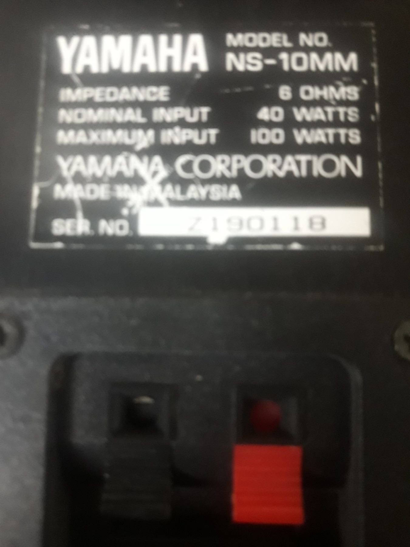 Cтудийные акустические мониторы Yamaha NS-10mm