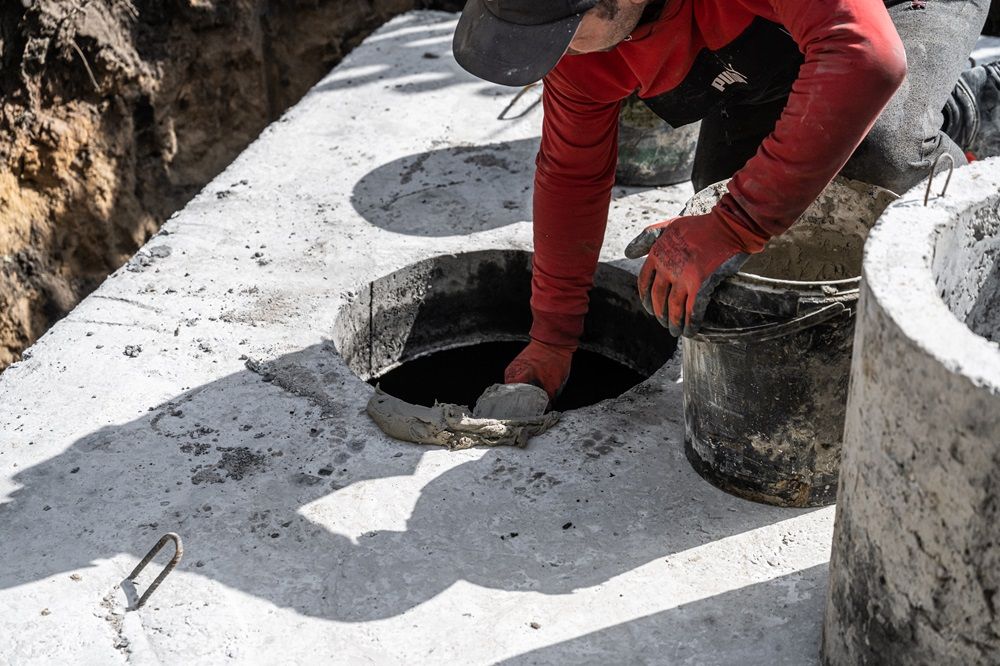 Szambo z WYKOPEM Zbiornik Betonowy Zbiorniki na Szamba Wodę Deszczówkę