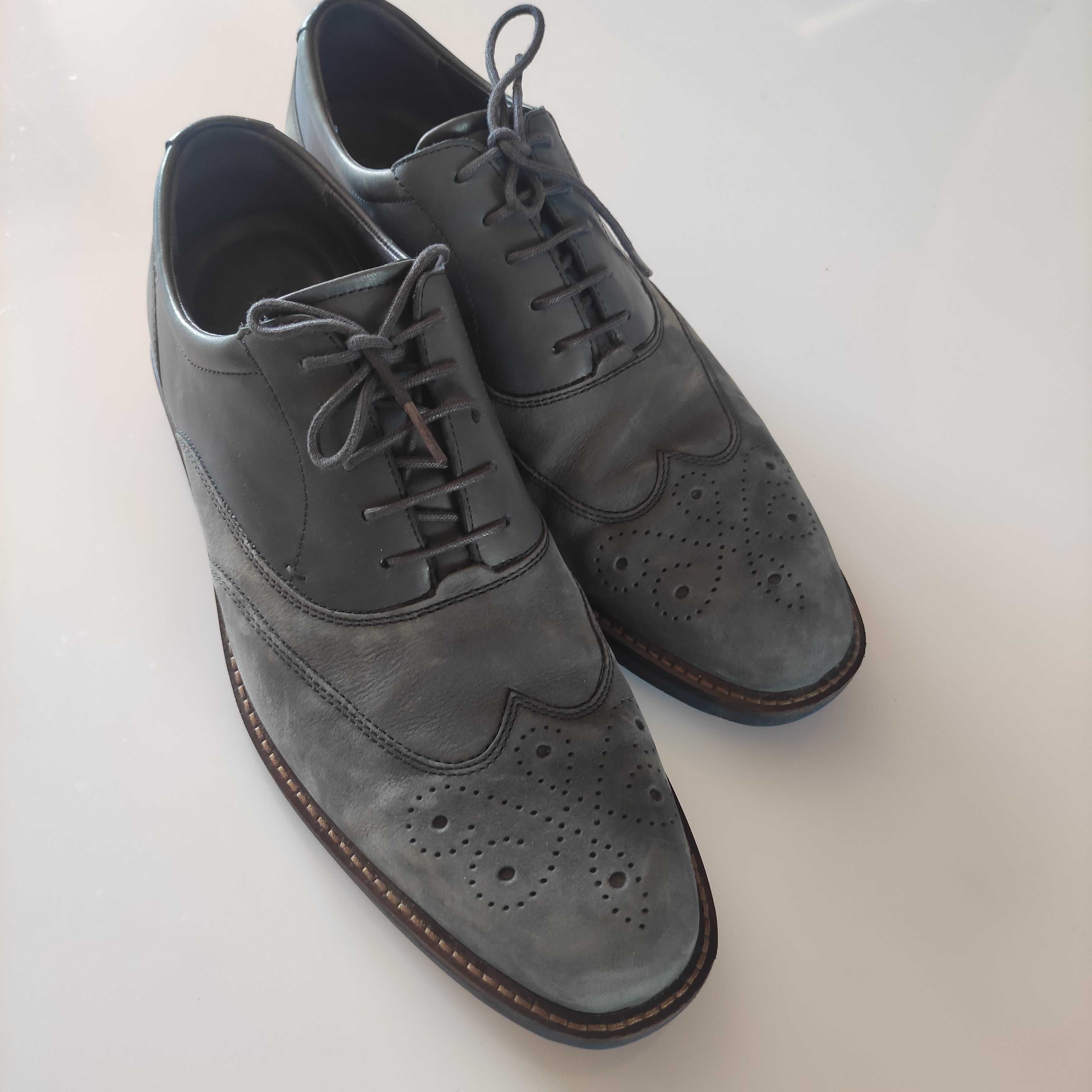Buty męskie Ecco z systemem Shock Point, roz. 44