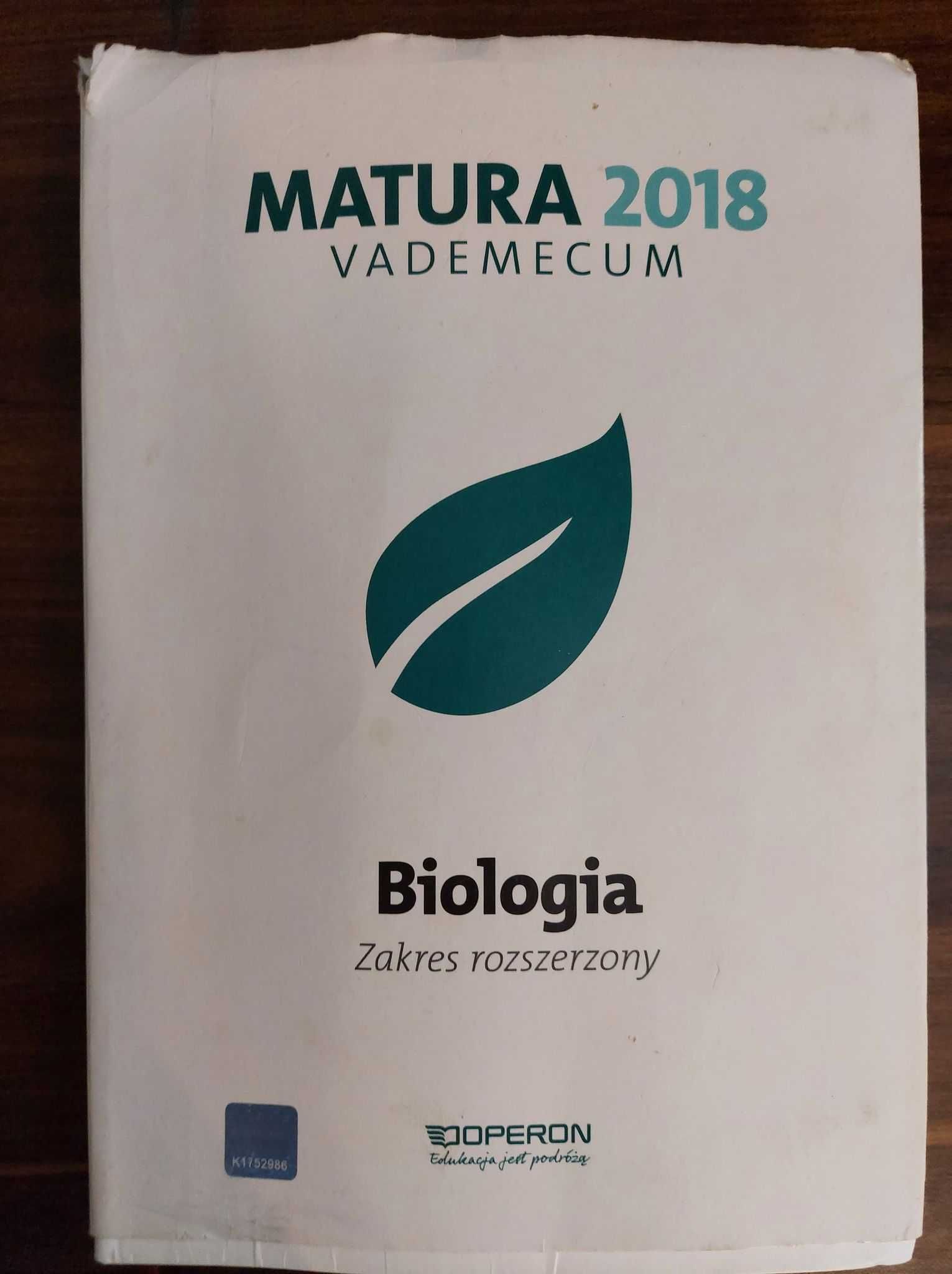 Matura 2018 Vademecum Biologia zakres rozszerzony Operon