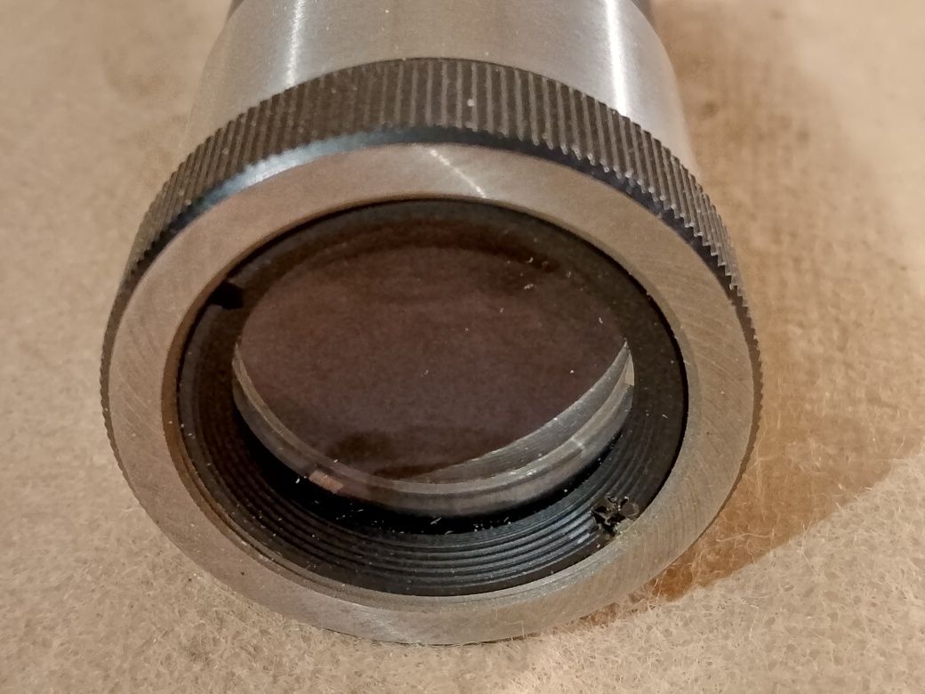 Obiektyw 1x mikroskop warsztatowy Zeiss Jena UUM PZO MWD MWM Lomo MMI