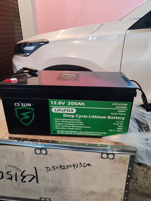 Акумулятор літієвий LifePO4 12*100, 12*200,24*200,