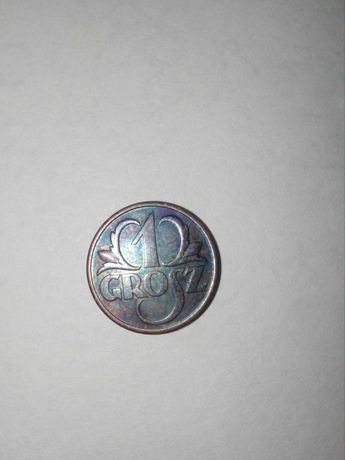 Moneta 1 grosz 1939 Mennicza