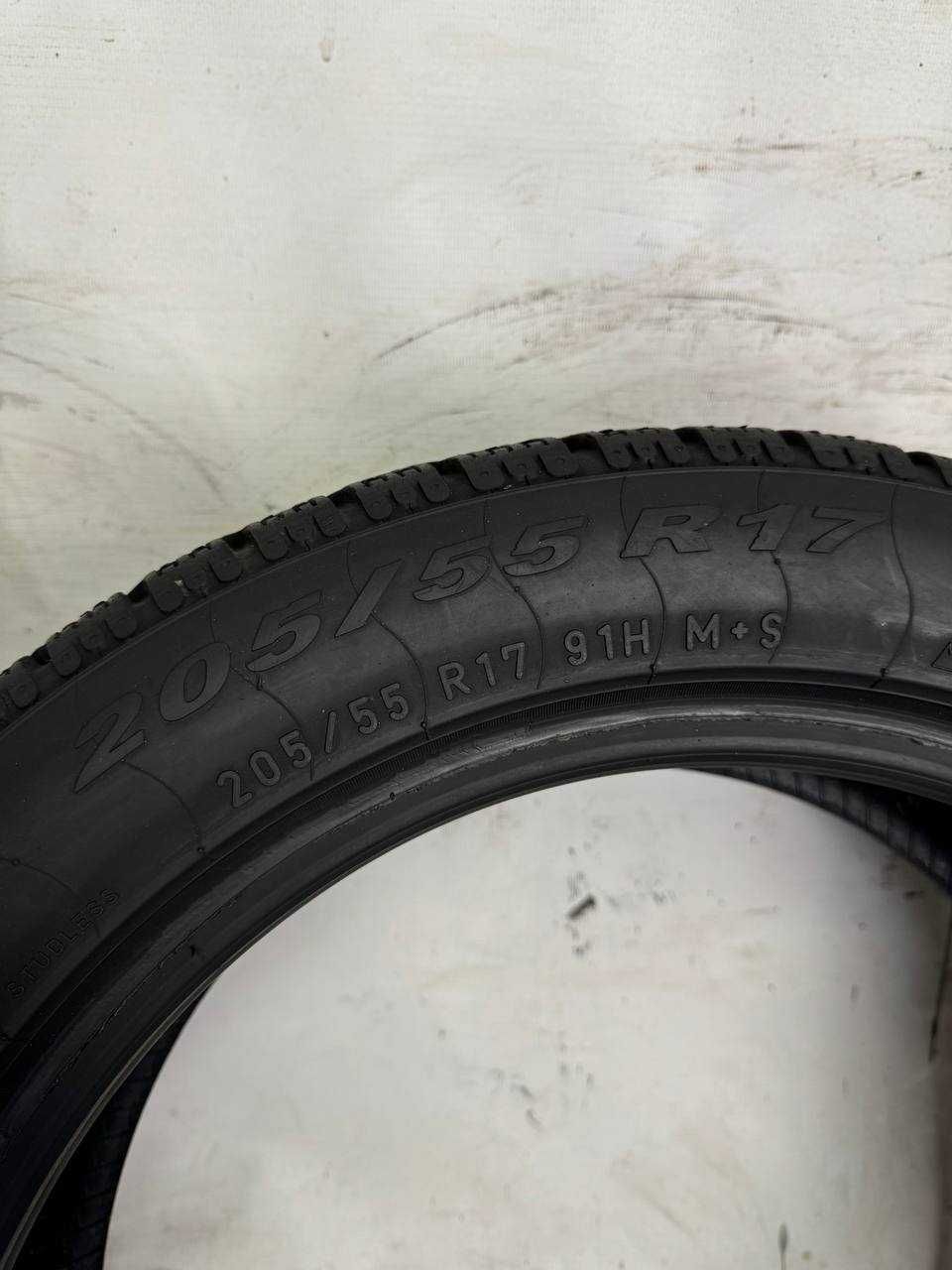 205/55/17 R17 Pirelli Sottozero Winter 210 91H RF 4шт Зимова б/в 6,5мм