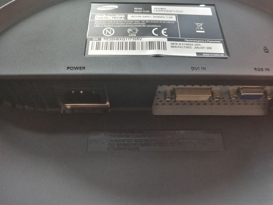 Monitor Samsung 20p