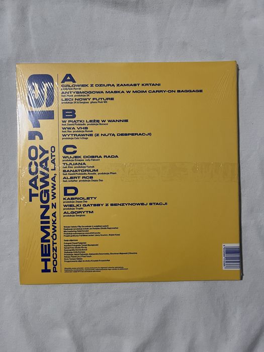Pocztowka z WWA, fabrycznie nowa! Taco Hemingway winyl 180G limitowany