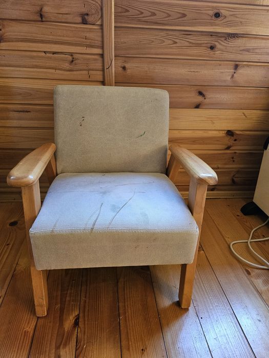 Fotel retro dla dzieci