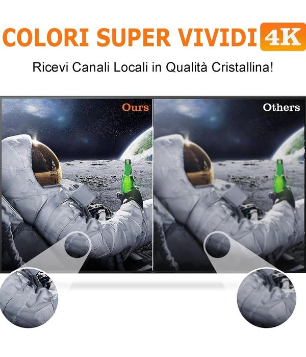 Boyoye Mocna wzmacniana antena telewizyjna do pomieszczeń