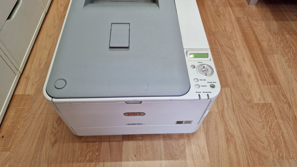 Drukarka laserowa kolorowa OKI C321dn  uszkodzona