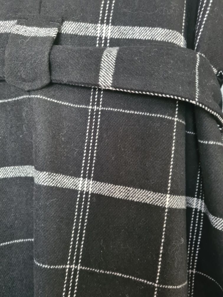 Płaszczyk w kratę Takko Fashion r.38
