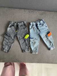 Spodnie dżinsowe chłopięce (joggersy)rozmiar 86-92