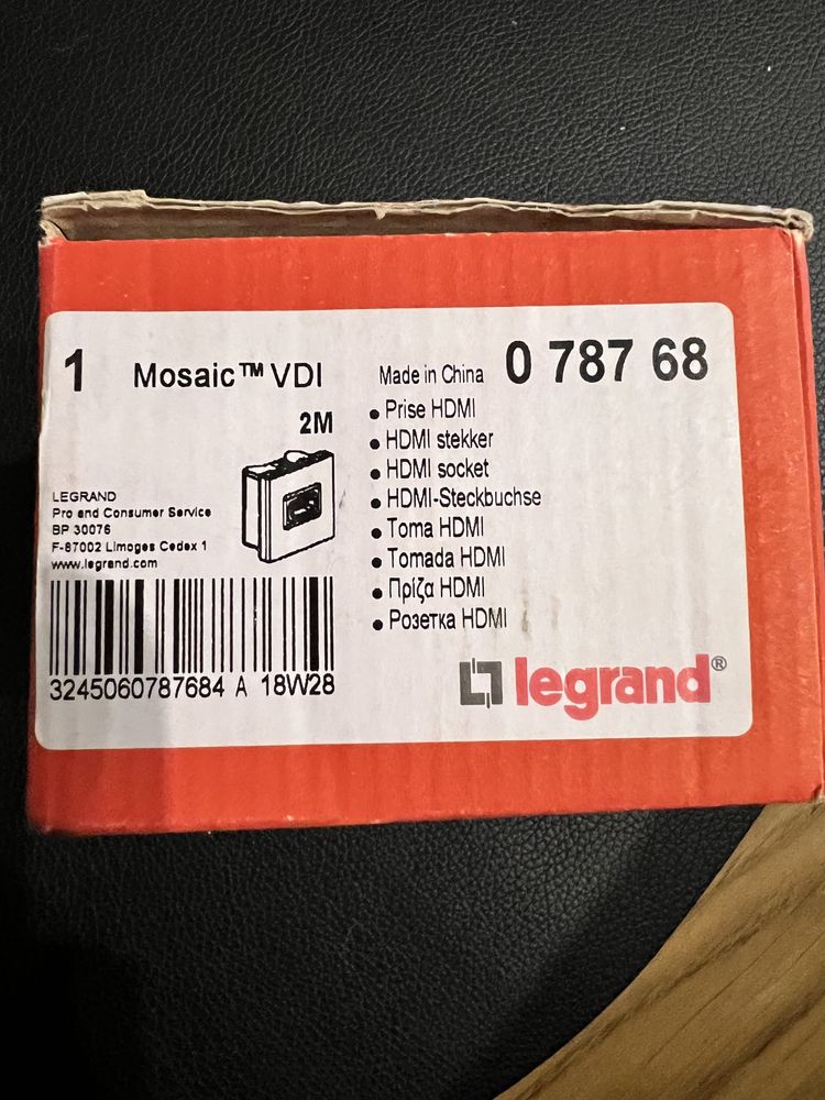legrand 078768 MOSAIC Gniazdo HDMI