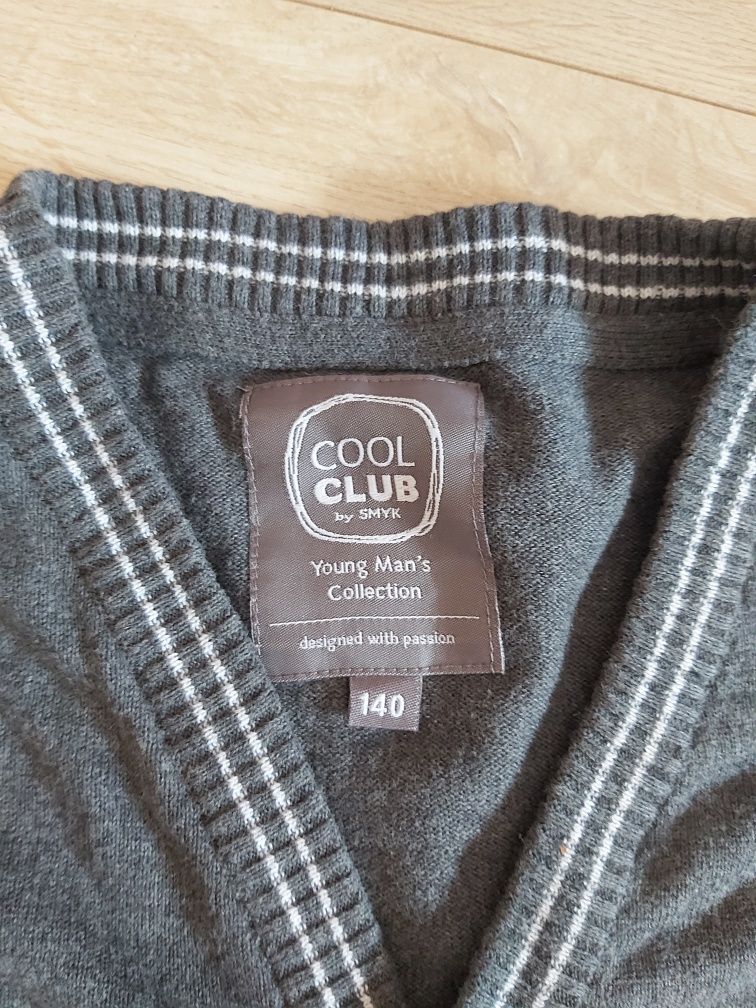 Swetr , Sweterek chłopięcy Cool club rozmiar 140
