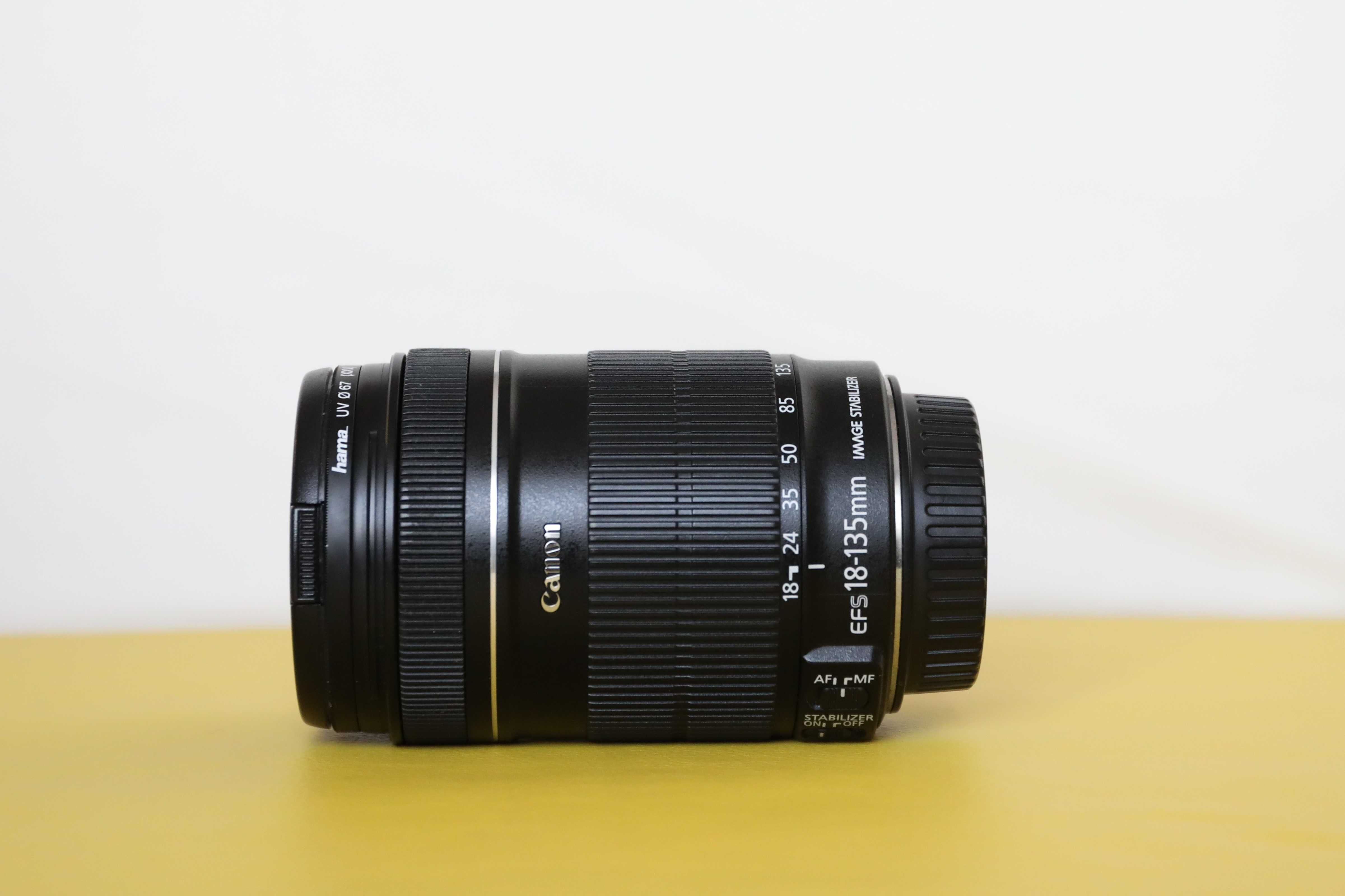 Canon EF-S 18-135mm IS Spacer-Zoom + Filtr Hama! Super Stan!