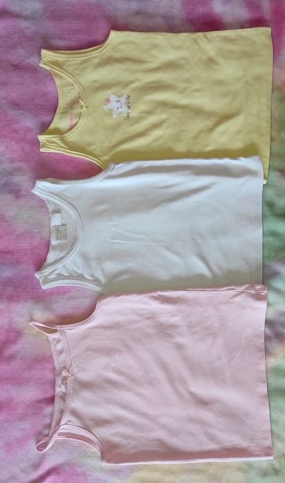 podkoszulki dla dziewczynki rozmiar 116