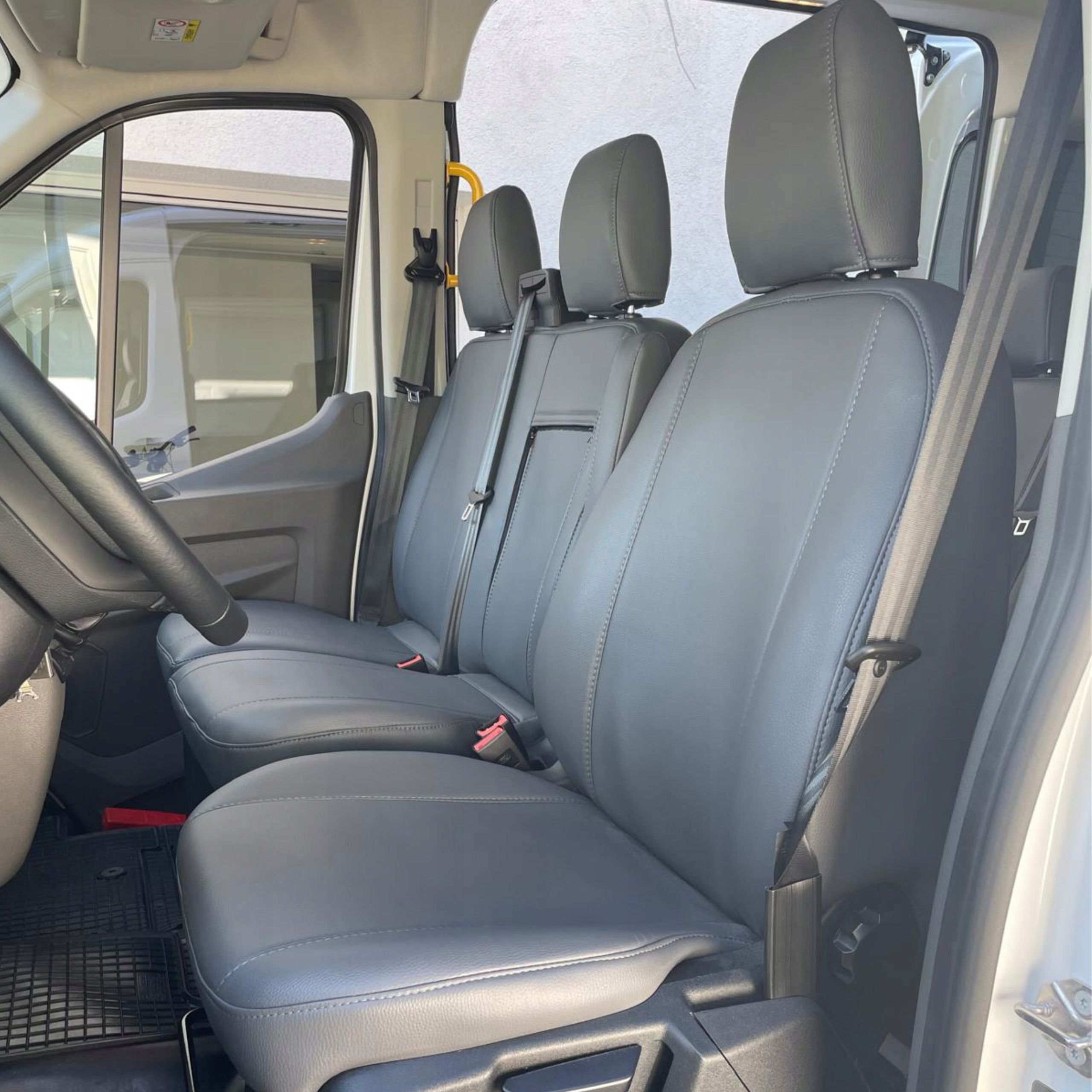 Pokrowce na fotele Fiat Scudo 3 os. Szyte ręcznie na miarę