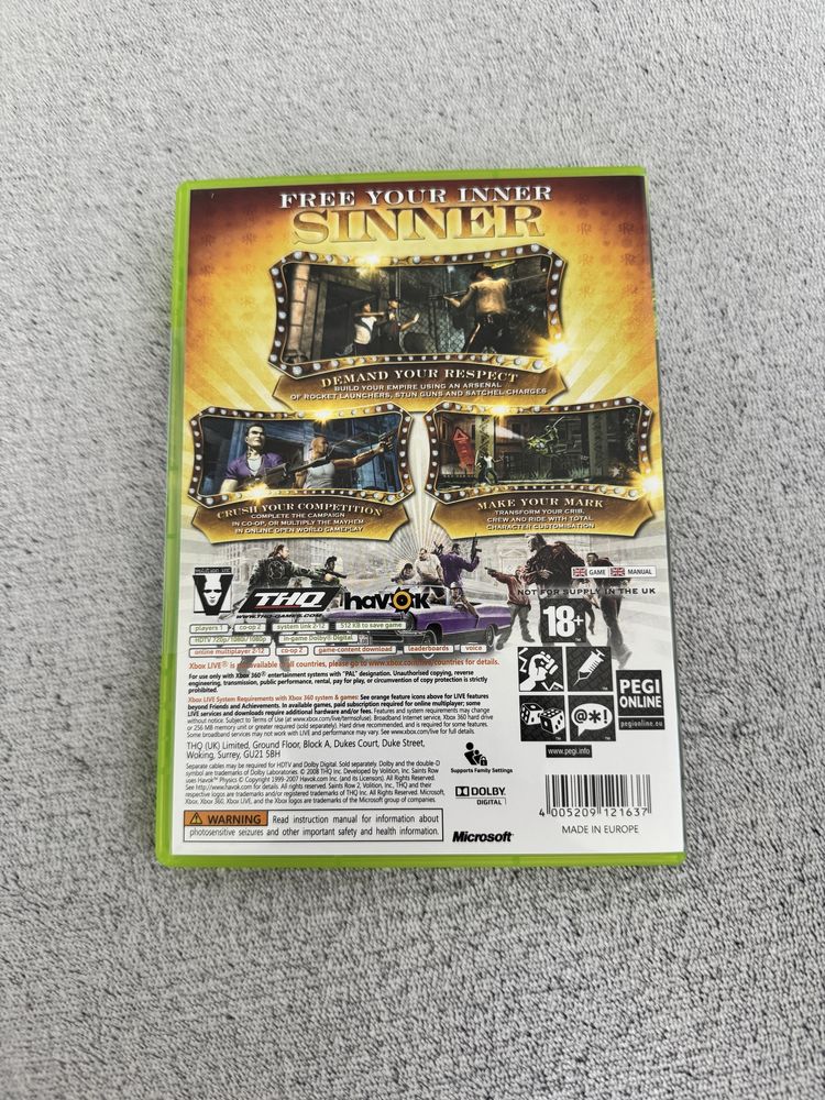 Saints Row 2 XBOX 360 Gra Nowa Nieużywana