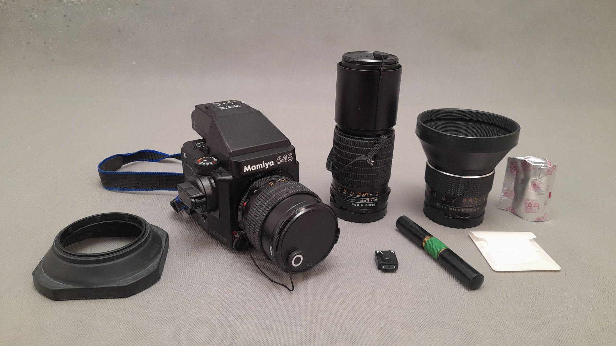 Mamiya 645super  3 obiektywy.