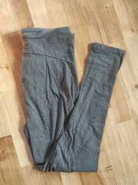 Szare ciążowe legginsy spodnie elastyczne rozmiar L esmara