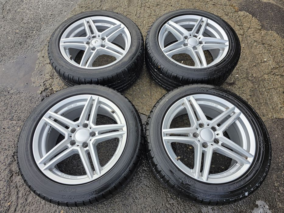 Felgi aluminiowe Mercedes w205 5x112 Opony zimowe Continental 245/45r7