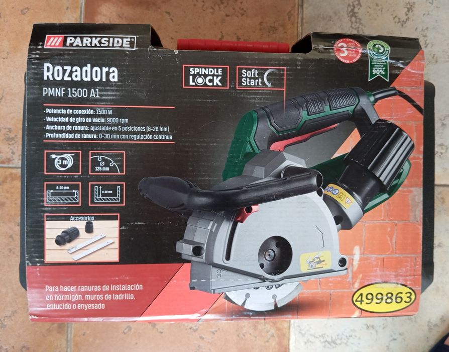 Fresadora para abrir roços Parkside 1500W