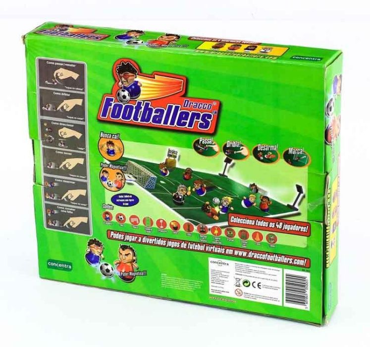 JOGO DE FUTEBOL - Marca Concentra, com tapete de filtro formando campo