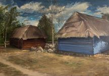 malarstwo obraz olejny na płótnie 100x70 pejzaż