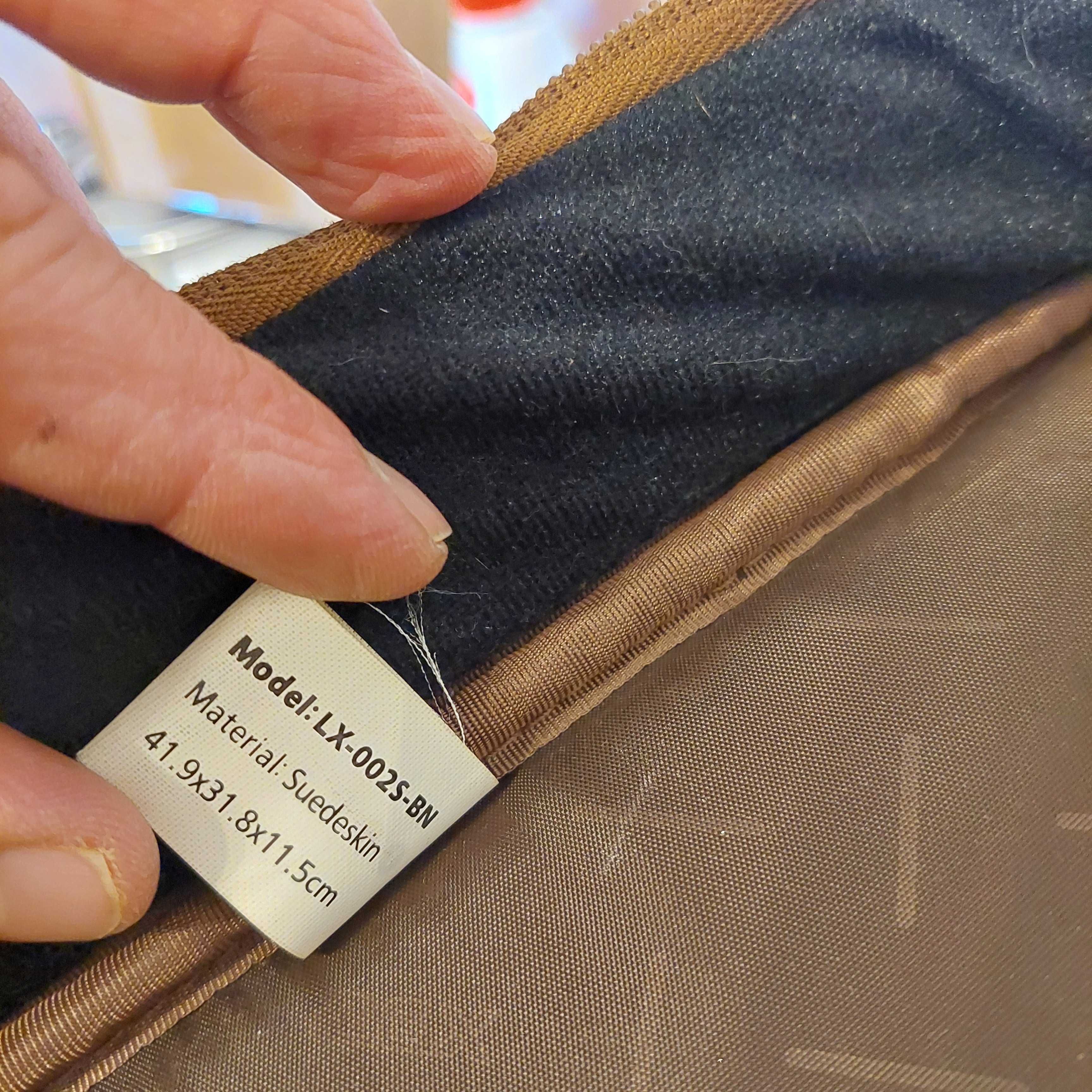 Torba na laptopa dokumenty  D-lex skóra Suedeskin