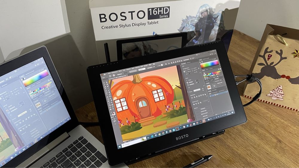 Графічний планшет BT-Bosto 16HD series + підставка