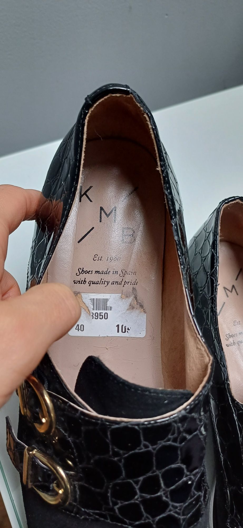 Buty skóra KMB Spain 40 jak nowe