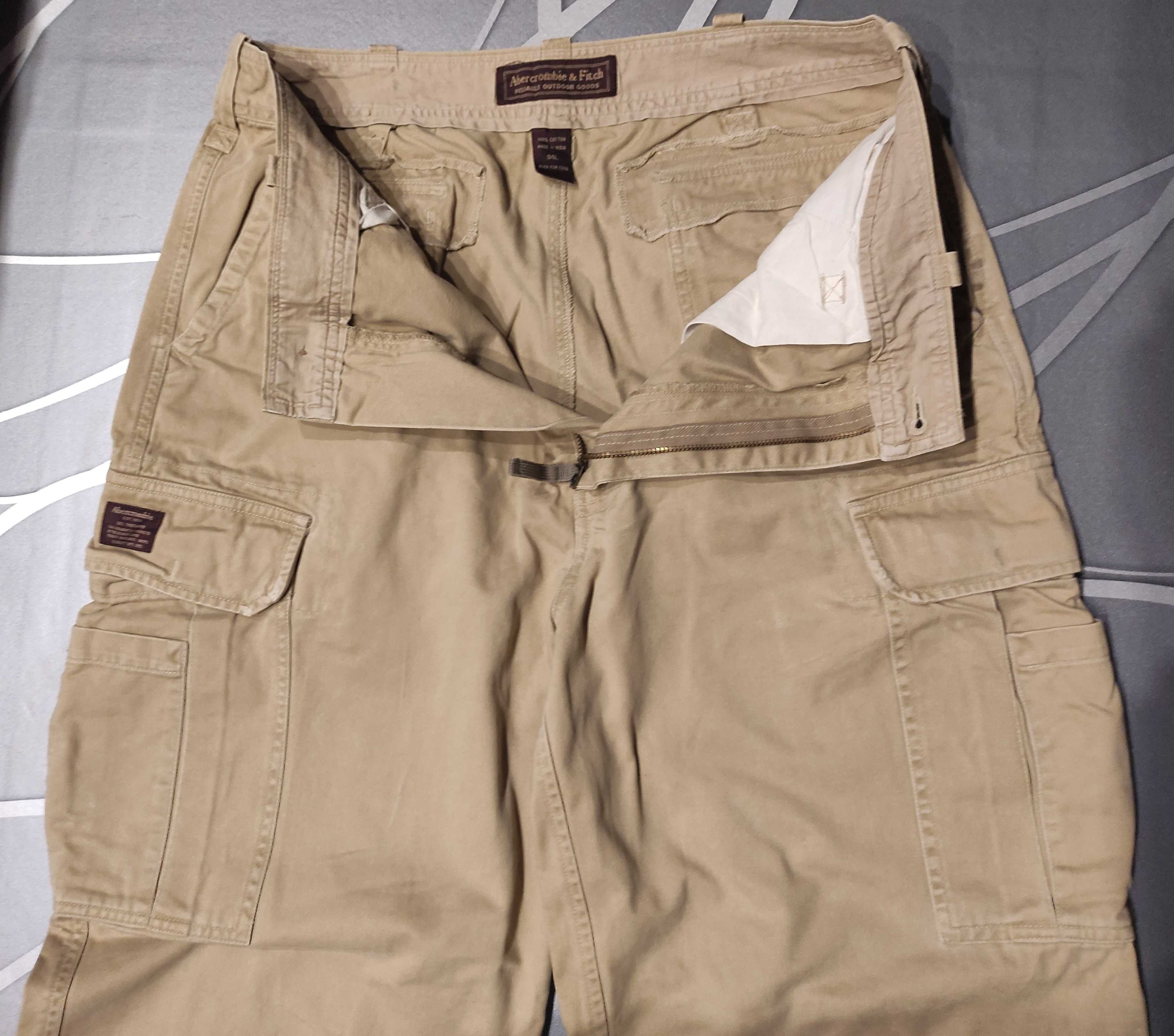 Spodnie męskie Abercrombie & Fitch 34L bojówki