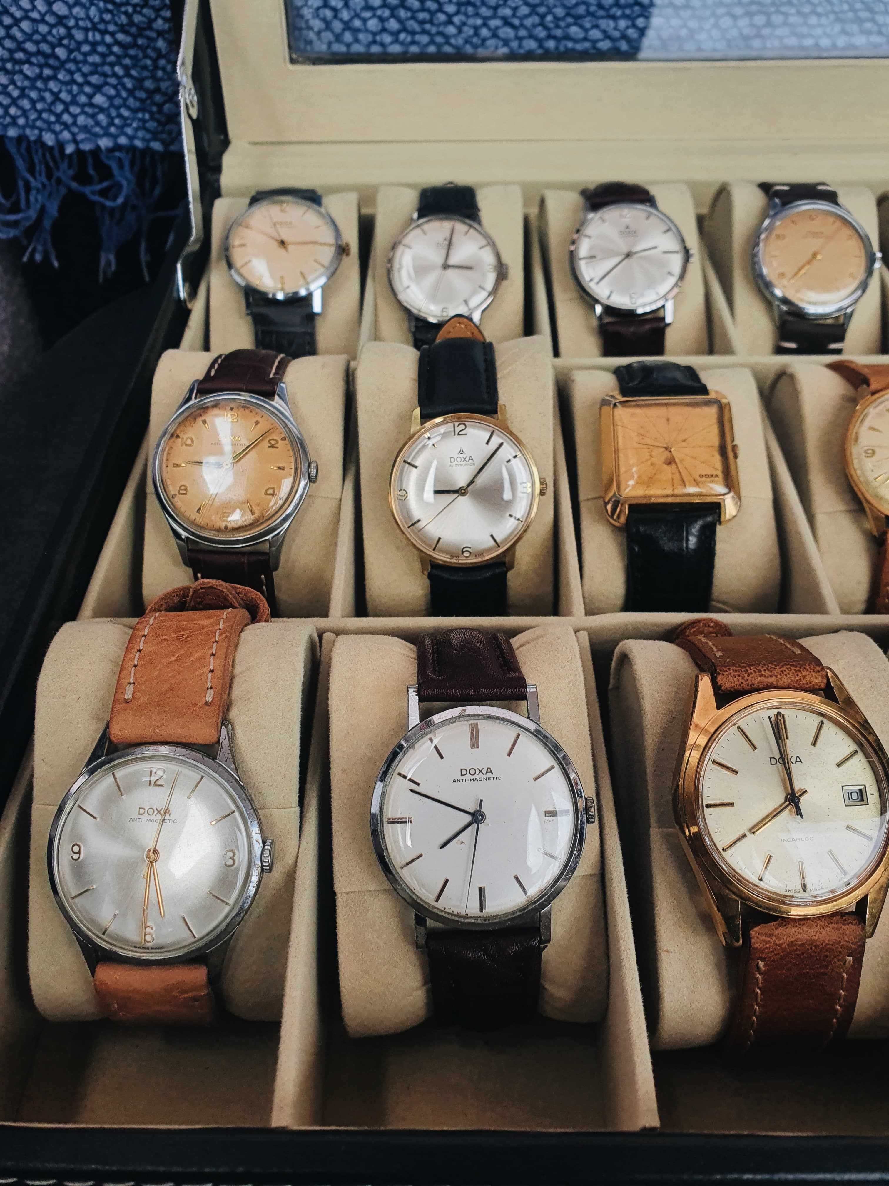 Coleção Relógios Doxa Vintage Corda Manual | Anos 50, 60 e 70