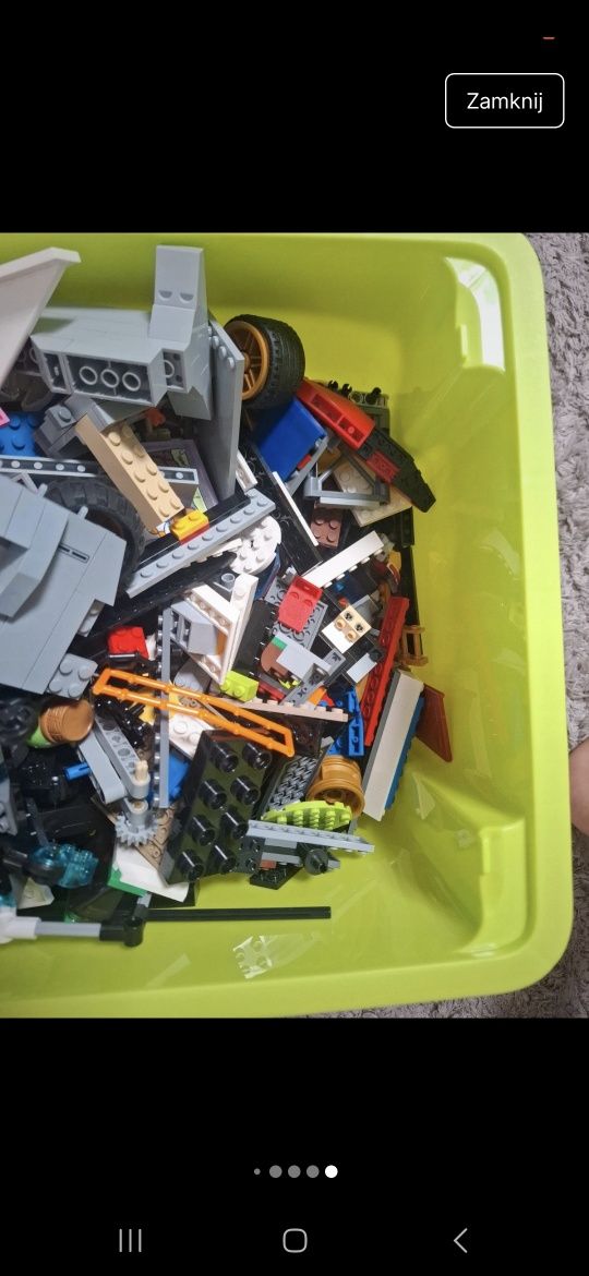 Klocki lego pudełko wazace 4.3kg