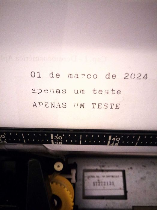 maquina escrever electrica oliva etp 1000 anos 90s