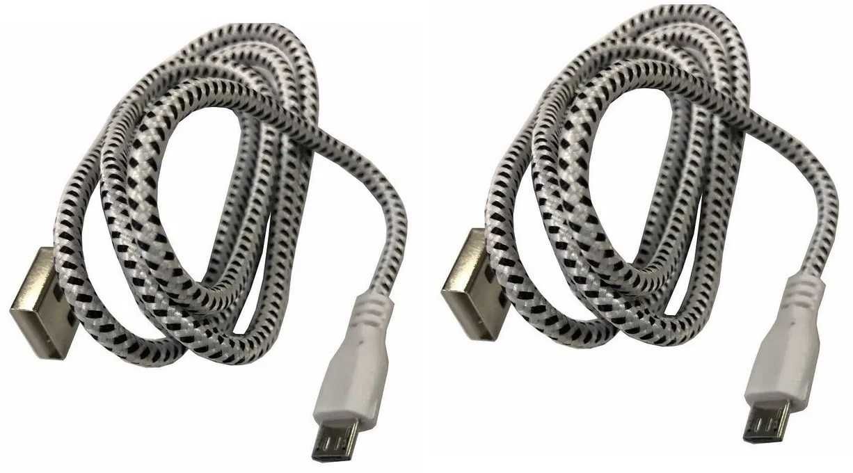 2 X Kabel Micro USB 1m Oplot MicroUSB 2.1A biały * VideoPlay Wejherowo