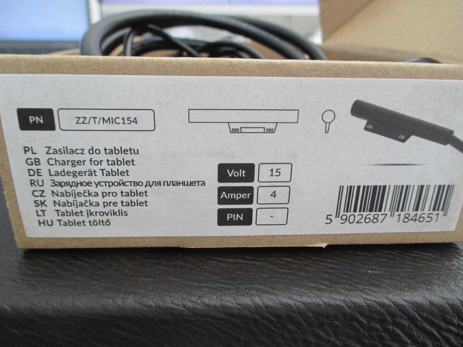 zasilacz do tabletów - komputera Microsoft Surface